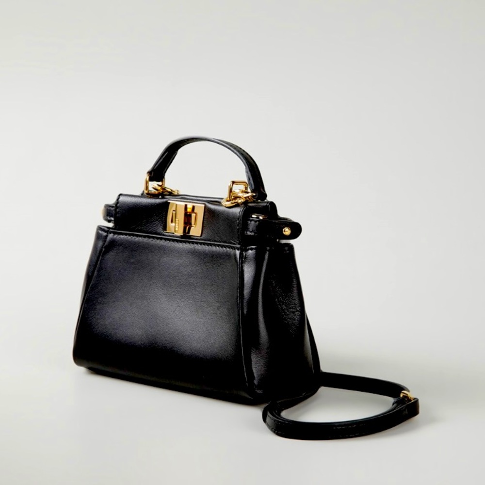 ISO Black Fendi Micro Peekaboo